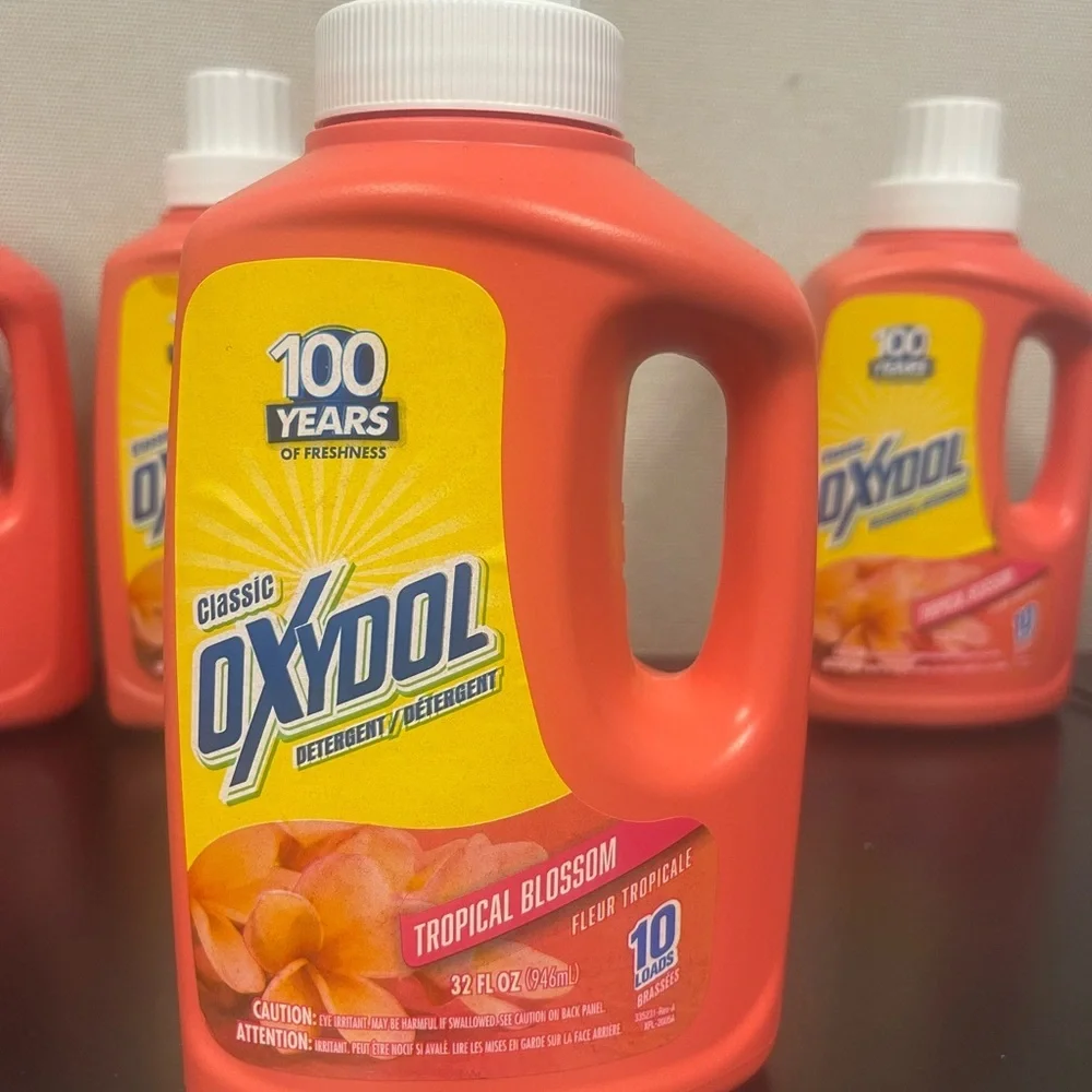 Lot of 5–Oxydol Classic Detergent, 32oz, Tropical Blossom Scent - - Picture 2 of 4